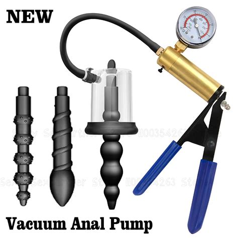 2023 manual vacuum anal pump rosebud pump prostate massage dilator