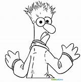 Coloring Pages Muppets Animal Beaker Muppet Print Colouring Getcolorings Popular Color Sheets Getdrawings Choose Board Drawing Printable sketch template
