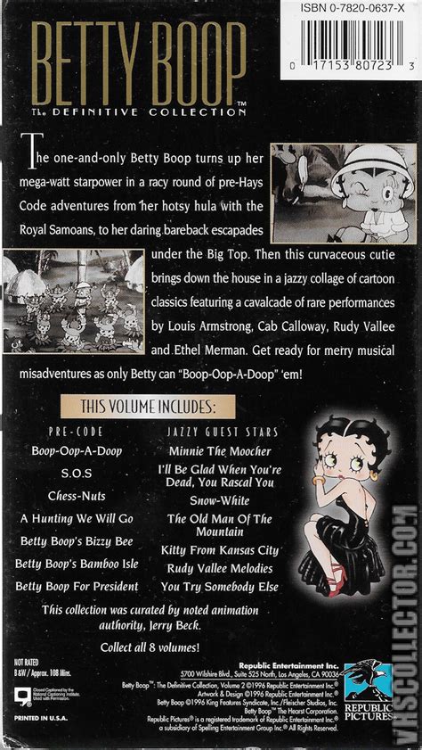 Betty Boop The Definitive Collection Volume 2 Pre Code