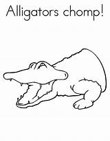 Alligator Coloring Printable Pages Color Kids Popular Library Clipart sketch template