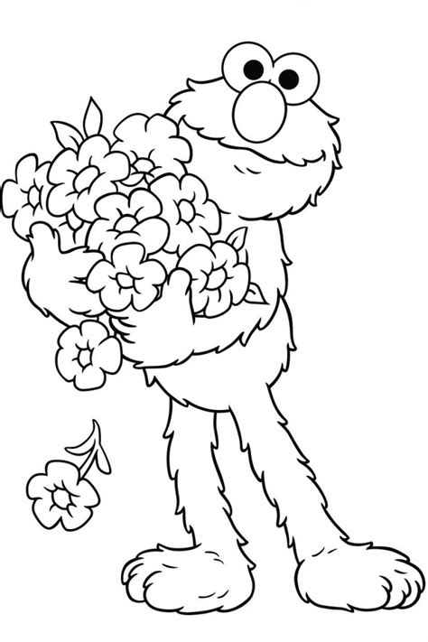 elmo birthday coloring pages  printable elmo coloring pages