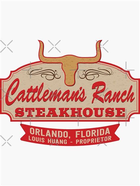 cattlemans ranch steakhouse    fresh   boat sticker  sale
