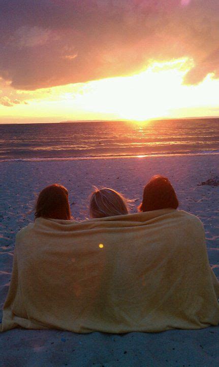 Summer Is Watching The Sunset On The Beach With Friends Loveisfree