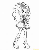 Adagio Dazzle Little Coloring Pony Pages Color Online Printable sketch template