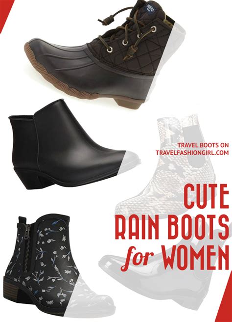 cute rain boots for women to wear on rainy and dry days