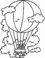 Balloon Kolorowanka Balony Montgolfiere Balloons Kolorowanki Dzieci Montgolfieres sketch template