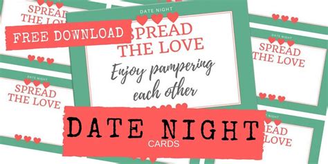 printable date night cards spinnin plates date night cards