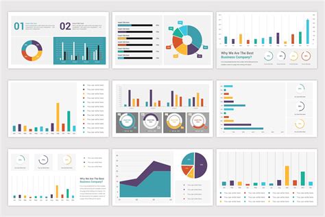 data charts powerpoint  template nulivo market