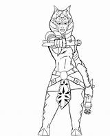 Ahsoka Ausmalbilder Tano Ausmalen Thompson Klay Hojas sketch template