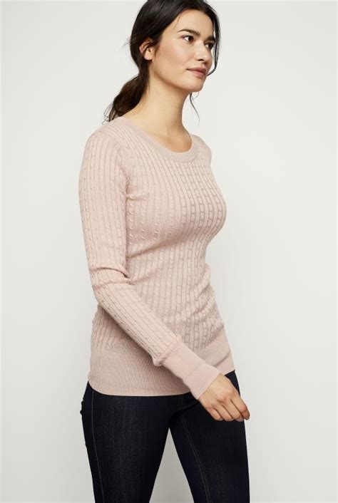 cable crew neck sweater long tall sally