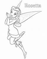 Rosetta Tinkerbell Tinker Bell Colorir Sininho Fairies Wings Digis Drawings Getcolorings Azcoloring sketch template