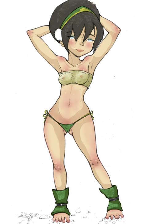 rule 34 1girls arms up avatar the last airbender bikini female female