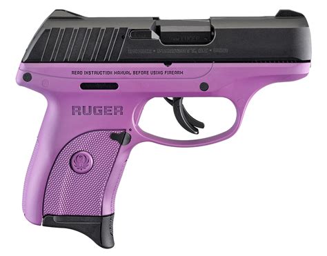 ruger ecs purple mm pistol striker fired  dk firearms