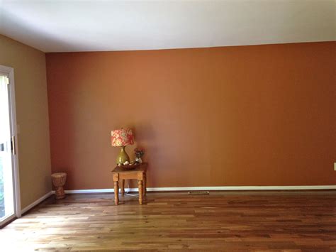 burnt orange paint colors walls sherwin williams reynard sw  robust orange sw