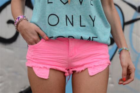 Shorts Neon Pink Colorful Cute Fashion Girl Girly Outfit