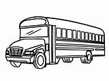 Bus Colouring Buses Procoloring Transportation sketch template