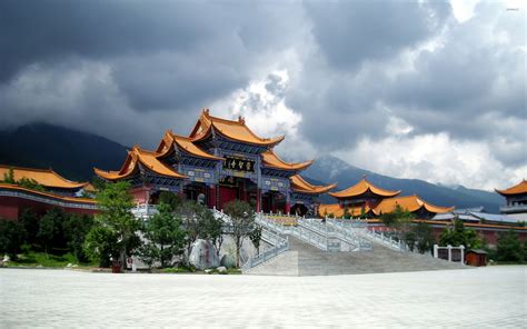 chongsheng temple  yunnan china wallpaper world wallpapers