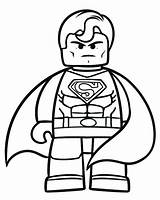 Lego Coloring Figure Minifigure Pages Getdrawings sketch template