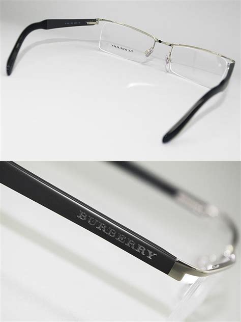 Woodnet Rakuten Global Market Burberry Eyeglass Frames Silver Nylon
