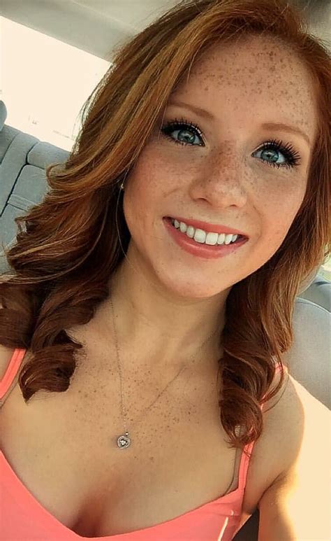 forehead face and chest red hair woman gorgeous redhead redhead beauty