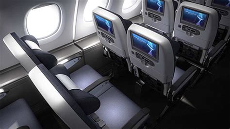 british airways boeing  premium economy seating plan