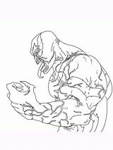 Venom Coloring4free Deadpool sketch template