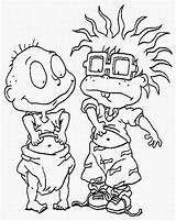 Coloring Rugrats Nickelodeon Coloringhome sketch template
