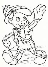 Disney Coloring Pages Characters Walt Colouring Pinocchio Character Kids Sheets Drawing Printable Printables Children Color Print Adult Christmas Mouse Draw sketch template