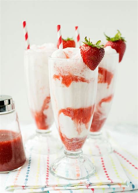 Strawberry Ice Cream Sodas Baked Bree