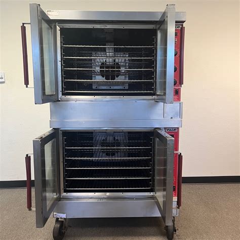 Used Vulcan Vc4gd Gas Double Stack Convection Oven From School