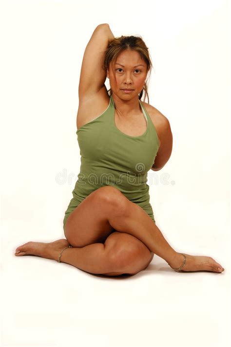 yoga pose legs crossed stock photography image