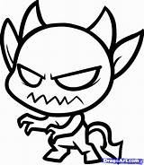 Kids Devil Drawings Draw Halloween Drawing Easy Simple Step Demon Coloring Pages Color Clipart Fantasy Library Popular So Getdrawings Hellokids sketch template