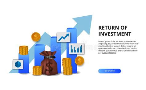 return  investment roi profit opportunity concept business finance growth  success stock