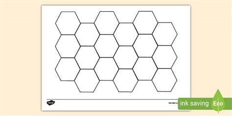 beehive honeycomb template teacher