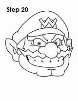 Wario Nintendo Waluigi Craftwhack Easydrawingtutorials sketch template