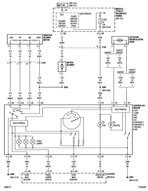 ac wiring diagram  chrysler pt cruiser support