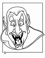 Scary Coloring Pages Vampire Kids sketch template