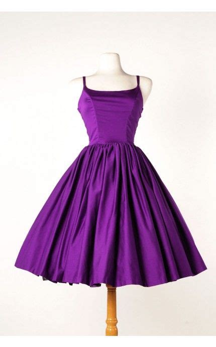 pinup couture jenny dress in dark purple pinup girl clothing resurrection of maxine