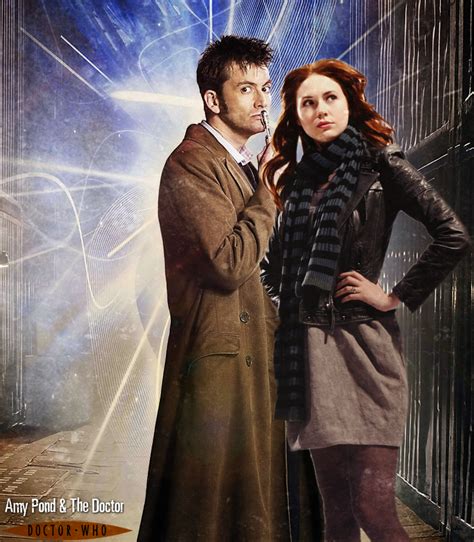 Amy Pond And The Tenth Doctor By Feel Inspired On Deviantart