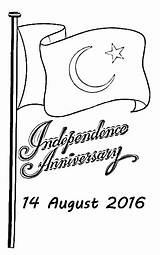 Independence August Sketch 14 Pakistan Flag Coloring Pakistani Sketches Paintingvalley sketch template