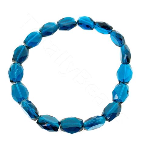 glass faceted beads