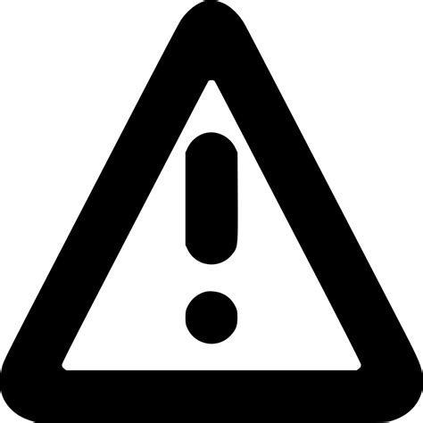 danger warning sign caution alert attention error svg png icon