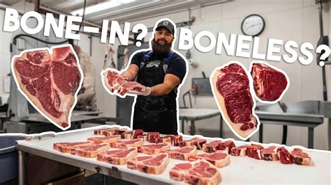 bone   boneless steaks     steak expert  bearded butchers youtube