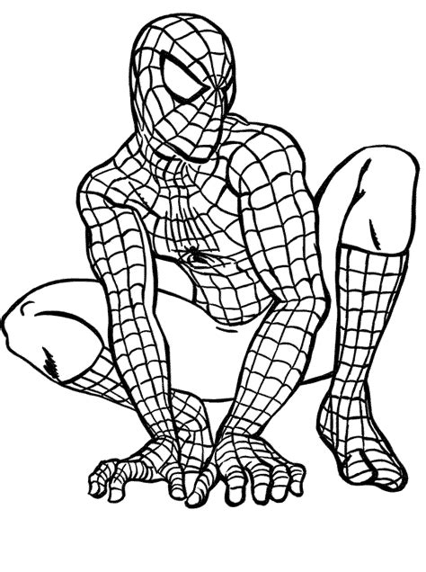 spiderman coloring pages  printable kids colouring pages