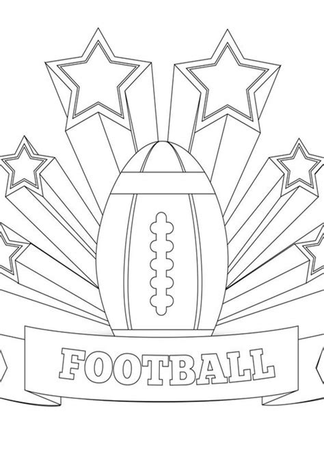 football printable coloring pages printable templates