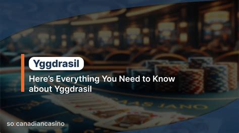 yggdrasil slots software   casinos canada