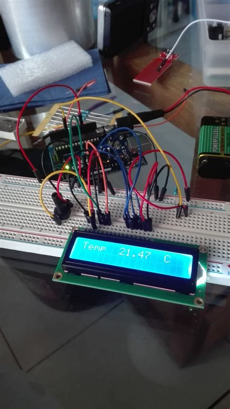 digital thermometer  beginners arduino project hub