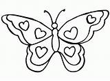 Schmetterling Ausmalbilder Malvorlagen sketch template