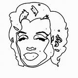 Monroe Warhol Clipartmag Rara Picasa Barreja Picasaweb sketch template