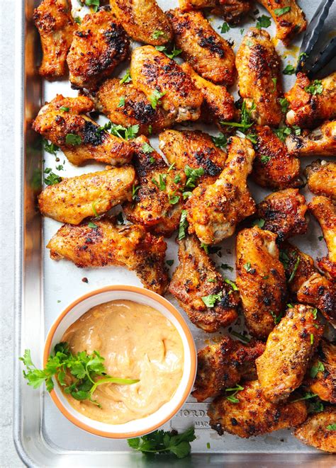 dry rubbed oven baked chicken wings garden   kitchen